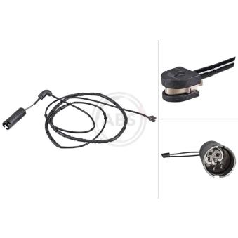 Contact d'avertissement, usure des plaquettes de frein A.B.S.