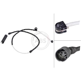 Contact d'avertissement, usure des plaquettes de frein A.B.S.