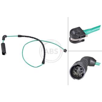 Contact d'avertissement, usure des plaquettes de frein A.B.S.