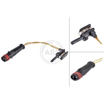 Contact d'avertissement, usure des plaquettes de frein A.B.S.