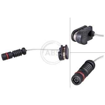 Contact d'avertissement, usure des plaquettes de frein A.B.S.