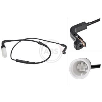 Contact d'avertissement, usure des plaquettes de frein A.B.S.