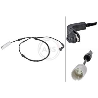 Contact d'avertissement, usure des plaquettes de frein A.B.S.