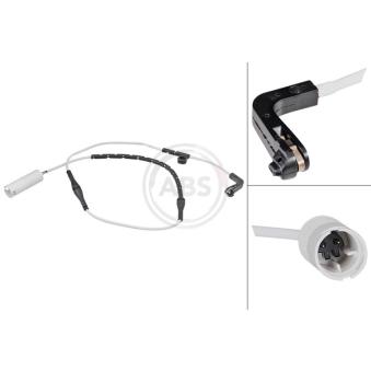 Contact d'avertissement, usure des plaquettes de frein A.B.S.