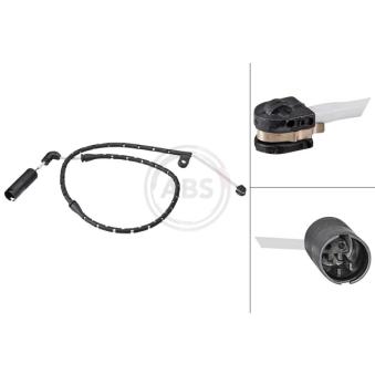 Contact d'avertissement, usure des plaquettes de frein A.B.S.