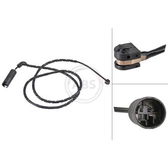 Contact d'avertissement, usure des plaquettes de frein A.B.S.