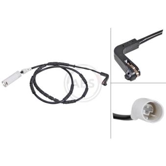 Contact d'avertissement, usure des plaquettes de frein A.B.S.