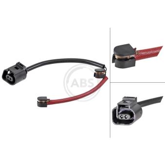 Contact d'avertissement, usure des plaquettes de frein A.B.S.