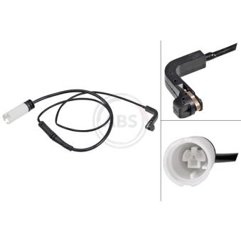 Contact d'avertissement, usure des plaquettes de frein A.B.S.