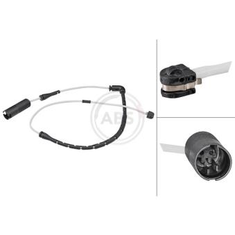 Contact d'avertissement, usure des plaquettes de frein A.B.S.