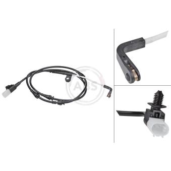 Contact d'avertissement, usure des plaquettes de frein A.B.S.