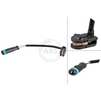 Contact d'avertissement, usure des plaquettes de frein A.B.S.