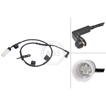 Contact d'avertissement, usure des plaquettes de frein A.B.S.