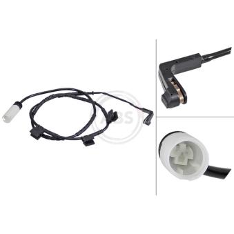 Contact d'avertissement, usure des plaquettes de frein A.B.S.