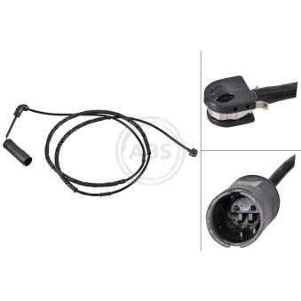 Contact d'avertissement, usure des plaquettes de frein A.B.S.