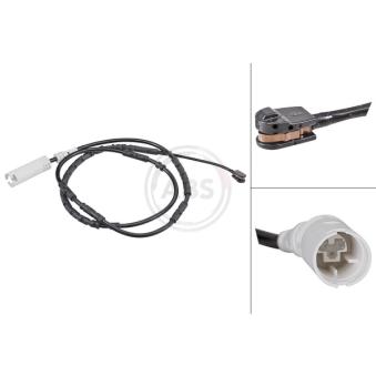 Contact d'avertissement, usure des plaquettes de frein A.B.S.