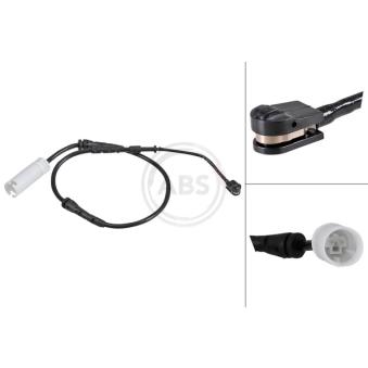 Contact d'avertissement, usure des plaquettes de frein A.B.S.