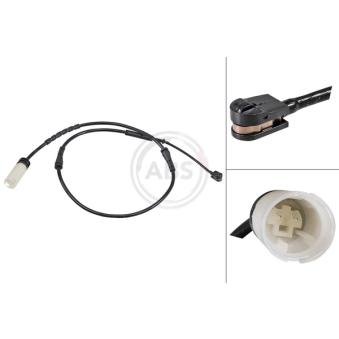 Contact d'avertissement, usure des plaquettes de frein A.B.S.