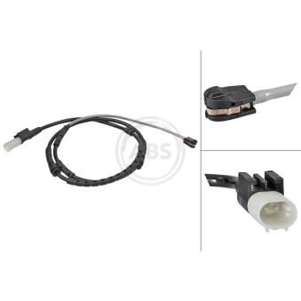 Contact d'avertissement, usure des plaquettes de frein A.B.S.