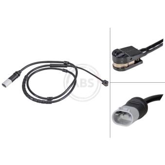 Contact d'avertissement, usure des plaquettes de frein A.B.S.