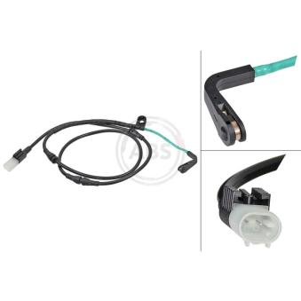 Contact d'avertissement, usure des plaquettes de frein A.B.S.