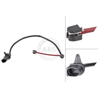 Contact d'avertissement, usure des plaquettes de frein A.B.S.