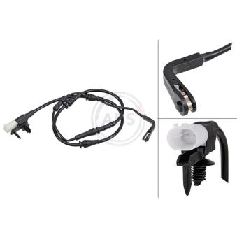 Contact d'avertissement, usure des plaquettes de frein A.B.S.