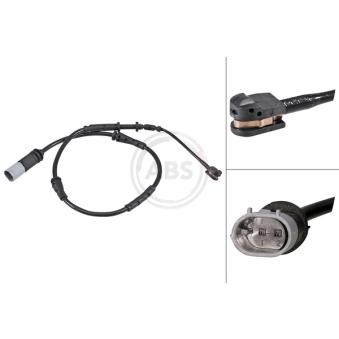 Contact d'avertissement, usure des plaquettes de frein A.B.S.