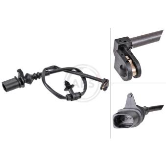 Contact d'avertissement, usure des plaquettes de frein A.B.S.