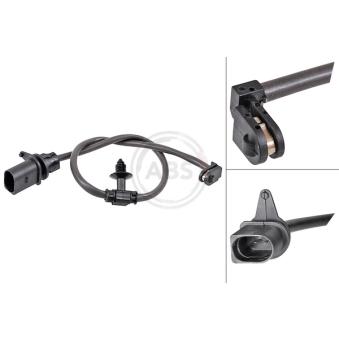 Contact d'avertissement, usure des plaquettes de frein A.B.S.