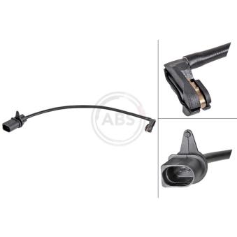 Contact d'avertissement, usure des plaquettes de frein A.B.S.