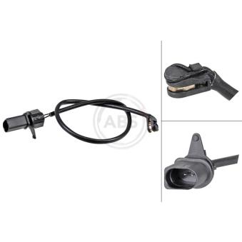 Contact d'avertissement, usure des plaquettes de frein A.B.S.