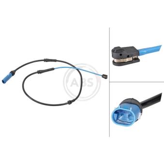 Contact d'avertissement, usure des plaquettes de frein A.B.S.