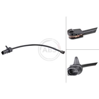 Contact d'avertissement, usure des plaquettes de frein A.B.S.