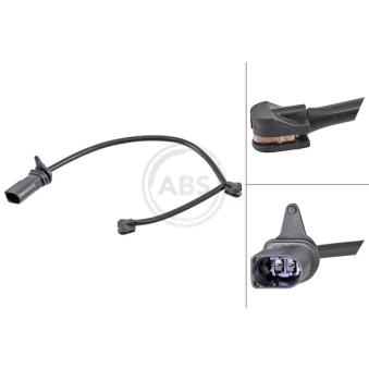 Contact d'avertissement, usure des plaquettes de frein A.B.S.