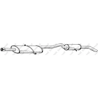 Silencieux arrière BOSAL 287-333