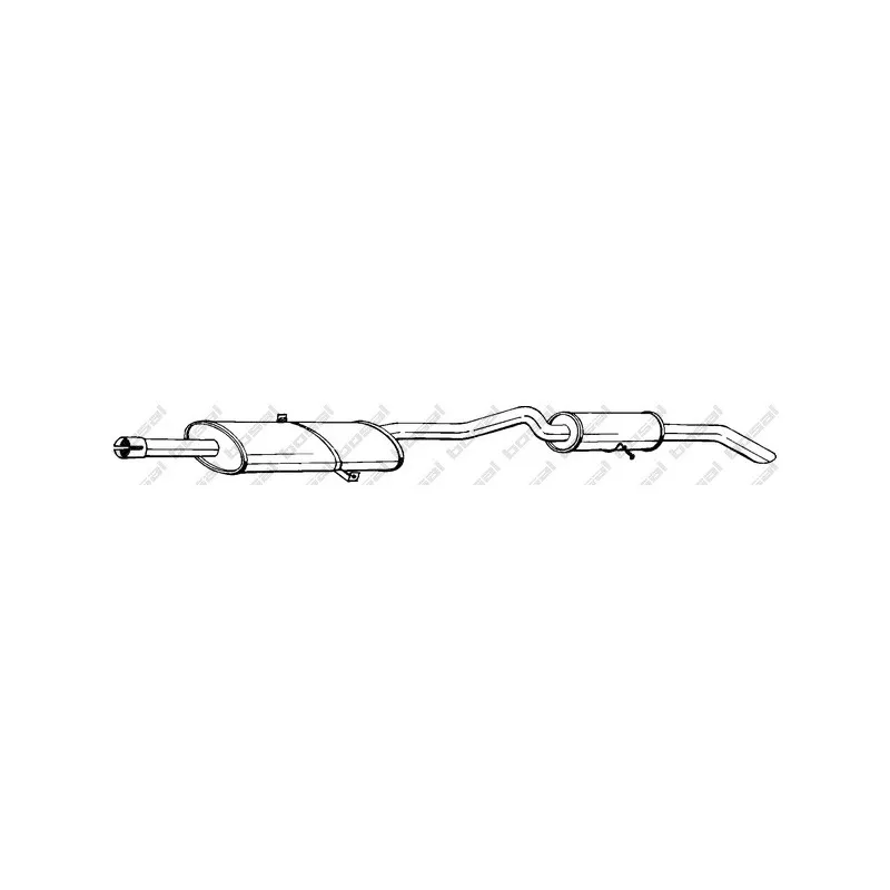 Silencieux arrière BOSAL 287-333