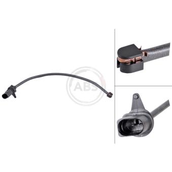 Contact d'avertissement, usure des plaquettes de frein A.B.S.