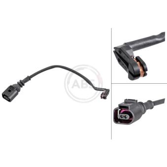 Contact d'avertissement, usure des plaquettes de frein A.B.S.