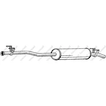 Silencieux central BOSAL 287-355