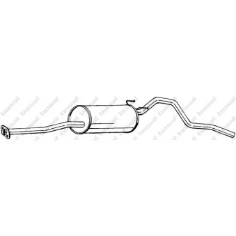 Silencieux arrière BOSAL 287-405