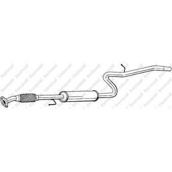Silencieux central BOSAL 287-419