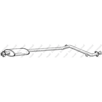 Silencieux central BOSAL