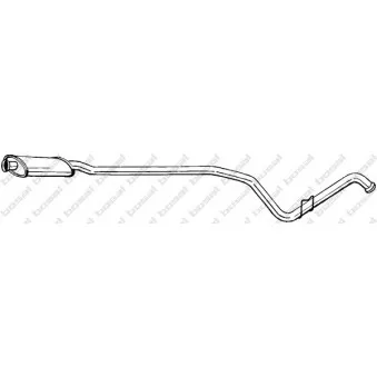 Silencieux central BOSAL 287-505