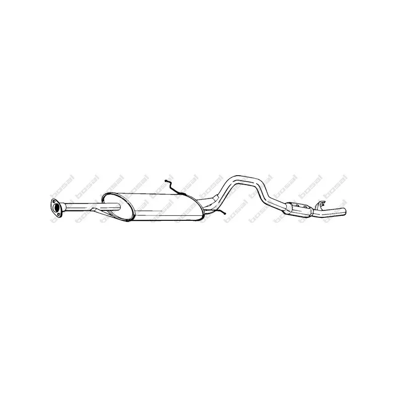 Silencieux arrière BOSAL 287-511