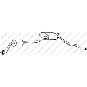 Silencieux central BOSAL