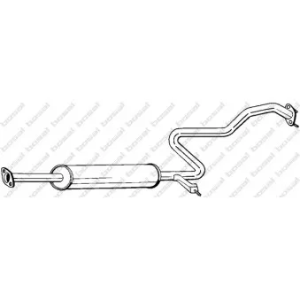 Silencieux central BOSAL