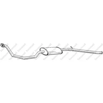 Silencieux central BOSAL 287-813
