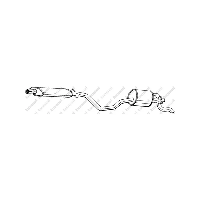 Silencieux arrière BOSAL 287-869