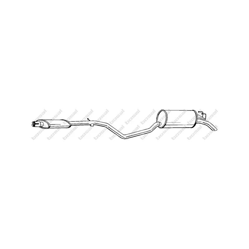 Silencieux arrière BOSAL 287-871